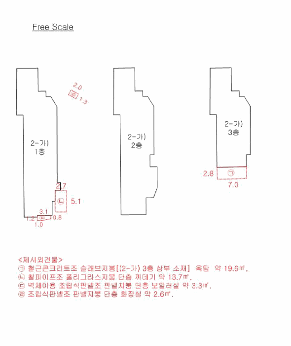 지적 및 건물개황도