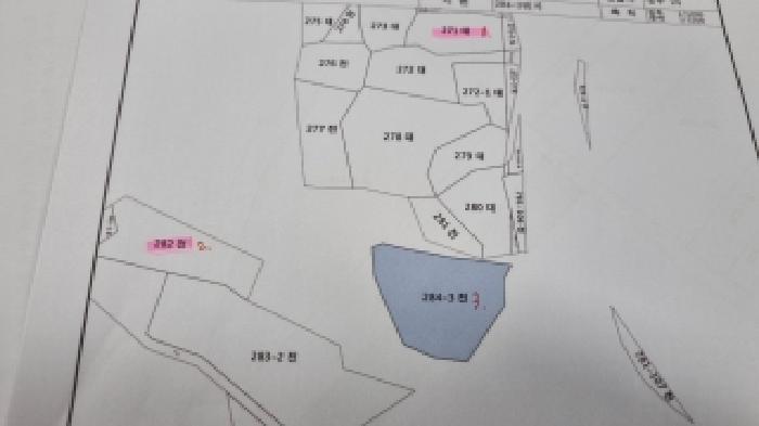 남원 광치 271,284-3,282 지적도면 사진