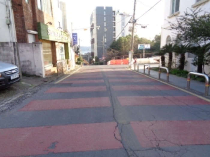 본건 부동산 인접 도로 전경