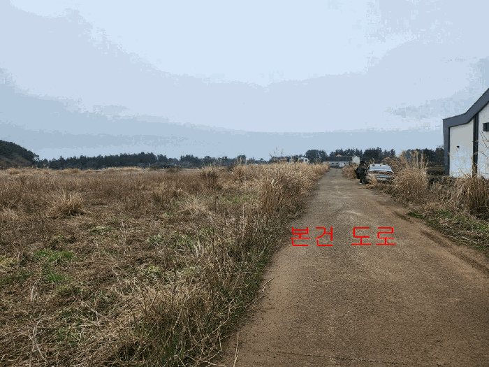 본건 도로 전경