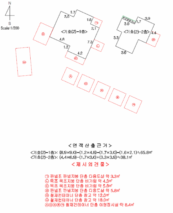 건 물 개 황 도