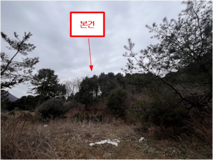 본건 전경(남동측 원거리 촬영)