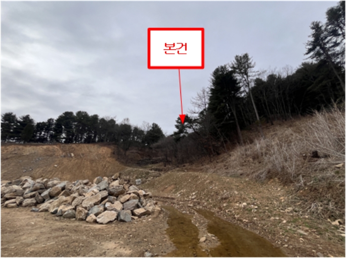 본건 전경(남측 원거리 촬영)
