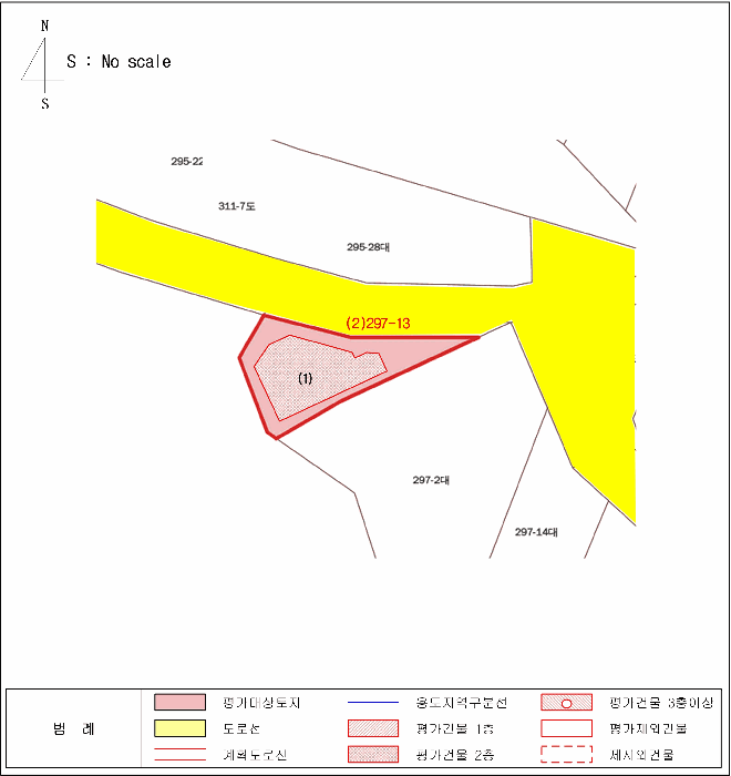 지 적 및 건물개황도
