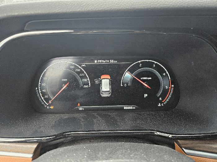 실제주행거리(86,666km)